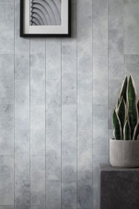 Grey glass wall tile
